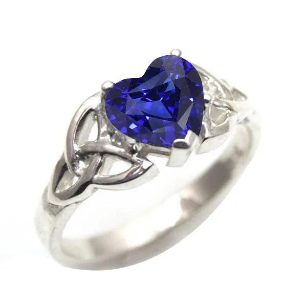 HarryChadEntcom Rings Solitaire Heart Cut Ring Vintage Style Sri Lankan Sapphire 2 Carats HarryChadEntcom Rings Solitaire Heart Cut Ring Vintage Style Sri Lankan Sapphire 2 Carats