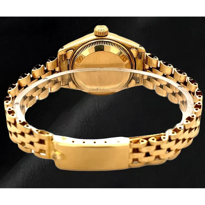 HarryChadEntcom Watches Rolex Dtaejust President Style Yellow Gold Ladies Watch With White Stick Dial HarryChadEntcom Watches Rolex Dtaejust President Style Yellow Gold Ladies Watch With White Stick Dial