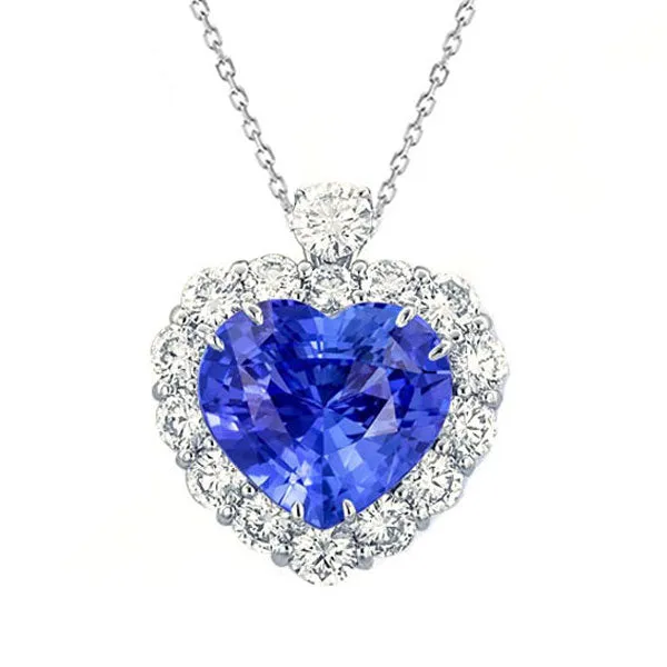 Heart Gemstone Round Natural Earth Mined Diamond Halo Pendant Slide Gold 6 Carats HarryChadEntcom Necklaces Heart Gemstone Round Natural Earth Mined Diamond Halo Pendant Slide Gold 6 Carats HarryChadEntcom Necklaces