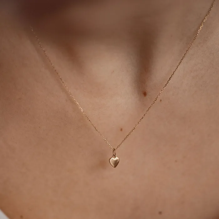 Hey Happiness Necklaces Compassion Pendant Necklace 14K Gold Hey Happiness Necklaces Compassion Pendant Necklace 14K Gold