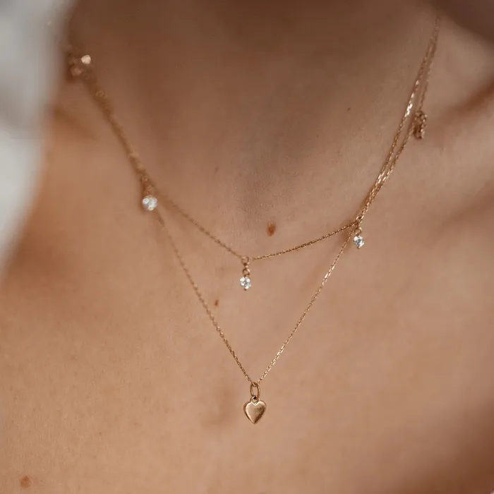 Hey Happiness Necklaces Compassion Pendant Necklace 14K Gold Hey Happiness Necklaces Compassion Pendant Necklace 14K Gold