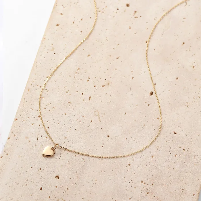 Hey Happiness Necklaces Compassion Pendant Necklace 14K Gold Hey Happiness Necklaces Compassion Pendant Necklace 14K Gold