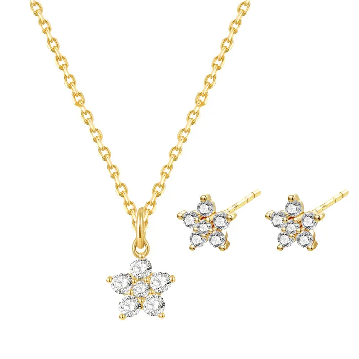 Hey Happiness PreStyled Sets Bloom Jewelry Set 9K Gold