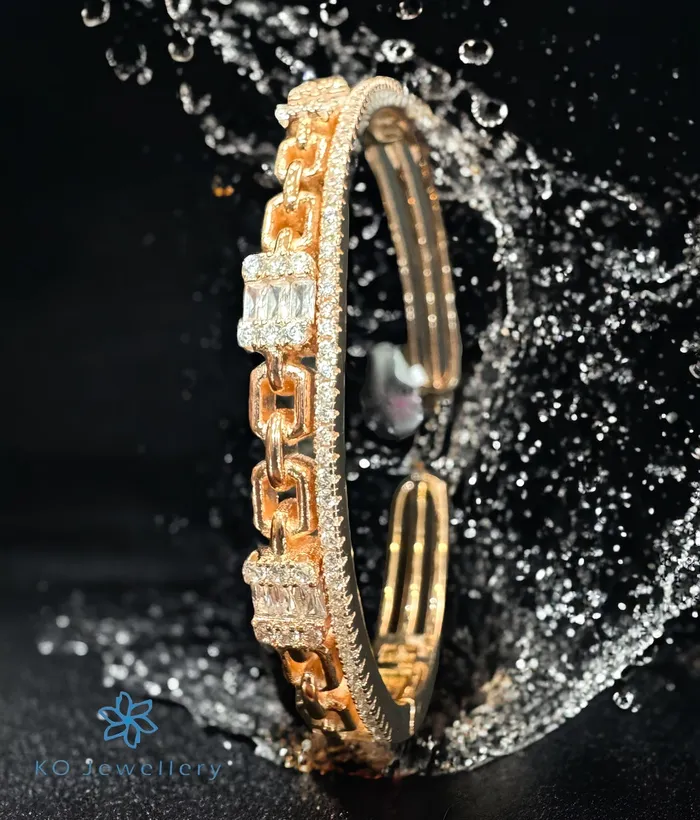 Imported Bracelets The Glenda Silver Rosegold Bracelet