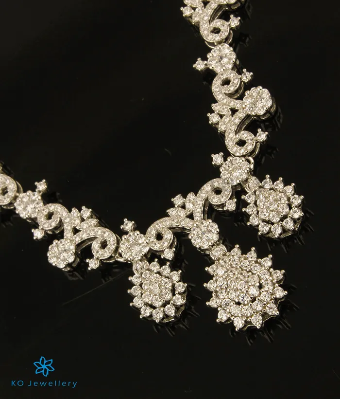 Imported Necklaces The Ivana Silver Necklace Set