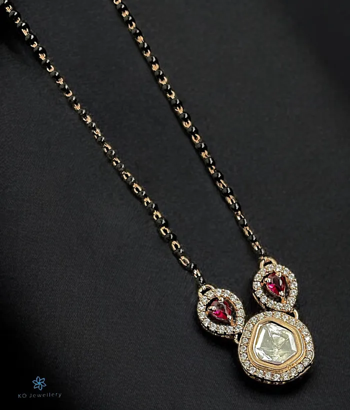 Jaipur The Kanthi Silver Necklace Mangalsutra Necklaces