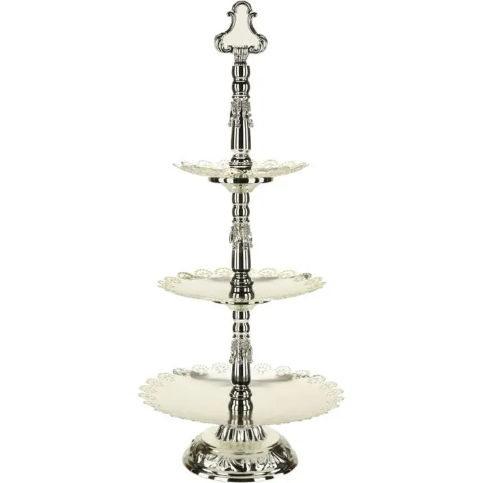 Mark Roberts Mark Roberts 2023 Jeweled Silver 3Tier Tray 23 Rings