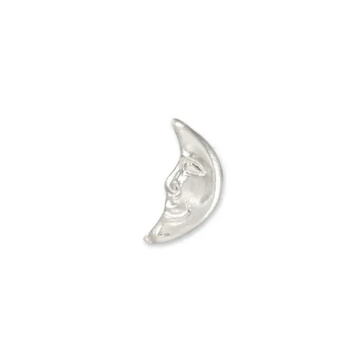 Necklaces AP Sterling Silver Crescent Moon Face Solderable Accent 76mm 3 x 38mm 15 26 Gauge Pack of 5 Necklaces AP Sterling Silver Crescent Moon Face Solderable Accent 76mm 3 x 38mm 15 26 Gauge Pack of 5