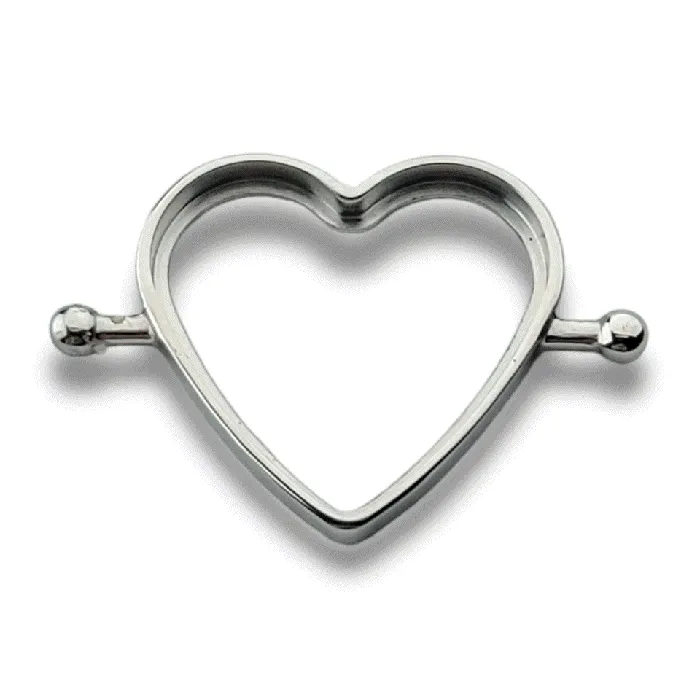 Necklaces CONQUERing DIY Heart Element Bezel