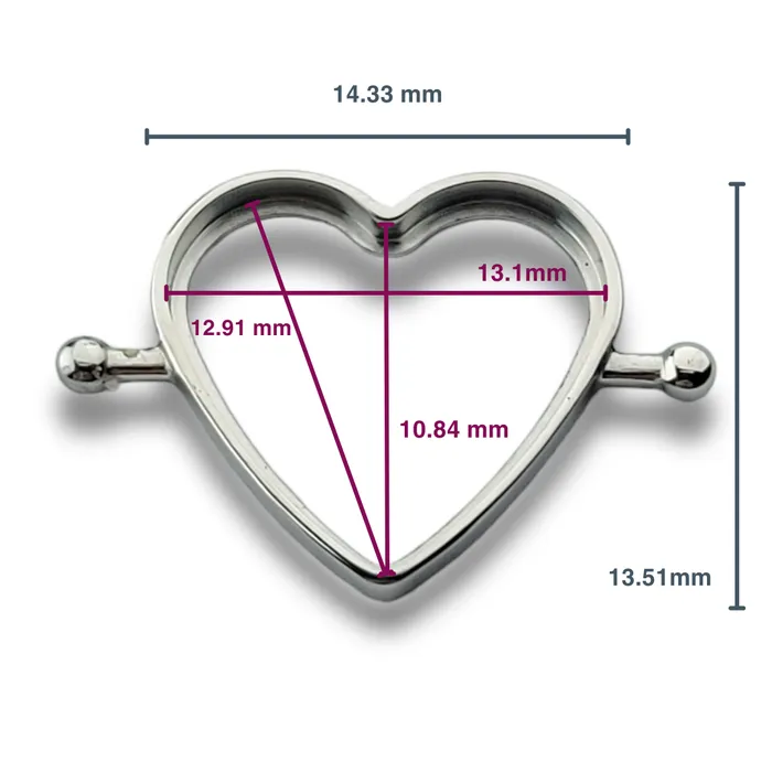 Necklaces CONQUERing DIY Heart Element Bezel