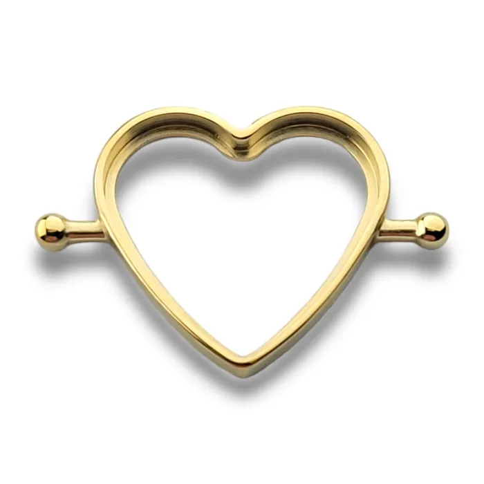 Necklaces CONQUERing DIY Heart Element Bezel