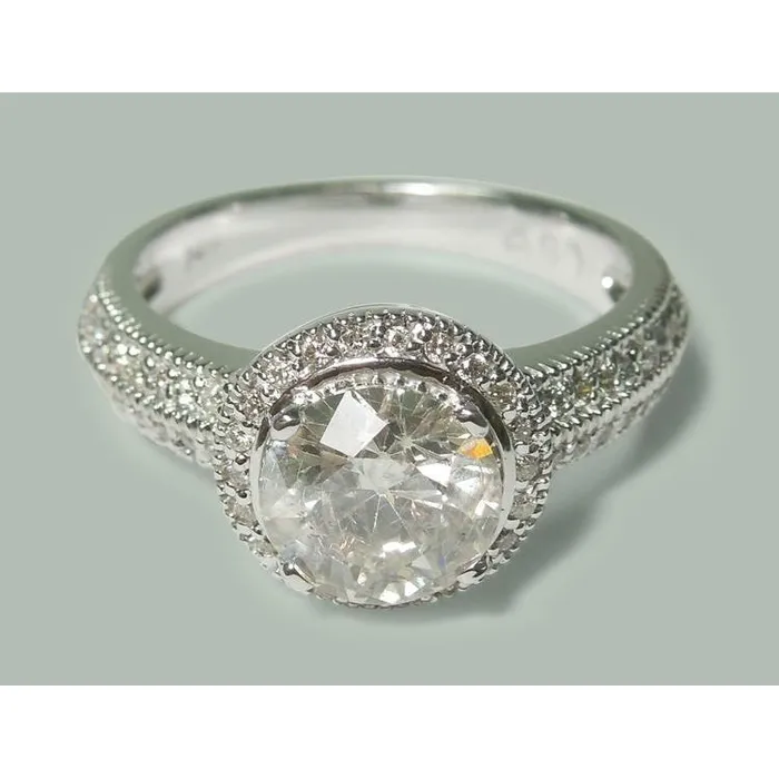 Rings 250 Ct Natural Earth Mined Diamond Anniversary Ring Antique Style Jewelry New GB