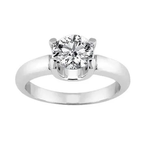 Rings 250 Ct Round Natural Earth Mined Diamond Solitaire Engagement Ring White Gold 14K GB Rings 250 Ct Round Natural Earth Mined Diamond Solitaire Engagement Ring White Gold 14K GB