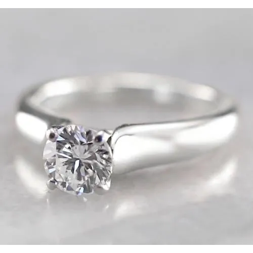 Rings GB 1 Carat Solitaire Natural Earth Mined Diamond Engagement Ring Women Jewelry New Rings GB 1 Carat Solitaire Natural Earth Mined Diamond Engagement Ring Women Jewelry New