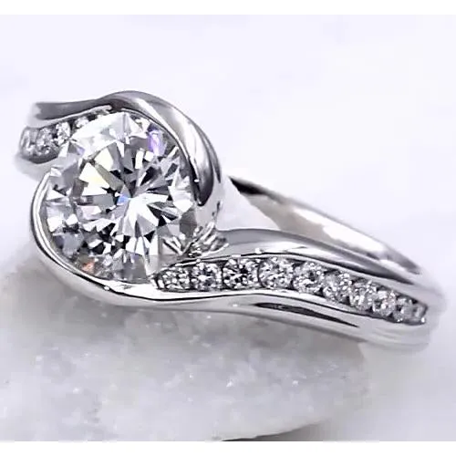 Rings GB Engagement Ring 275 Carats Tension Style Setting Women Jewelry Natural Earth Mined Diamond Rings GB Engagement Ring 275 Carats Tension Style Setting Women Jewelry Natural Earth Mined Diamond
