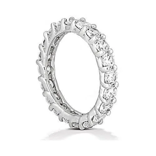 Rings GB Natural Earth Mined Diamond 3 Carat White Gold Engagement Eternity Band New Rings GB Natural Earth Mined Diamond 3 Carat White Gold Engagement Eternity Band New