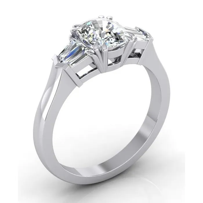 Rings GB Three Stone Natural Earth Mined Diamond Anniversary Ring 165 Carat White Gold Jewelry Rings GB Three Stone Natural Earth Mined Diamond Anniversary Ring 165 Carat White Gold Jewelry