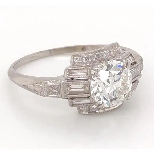 Rings GB White Gold Real Natural Earth Mined Diamond Ring 350 Carats Milgrain Jewelry New Rings GB White Gold Real Natural Earth Mined Diamond Ring 350 Carats Milgrain Jewelry New