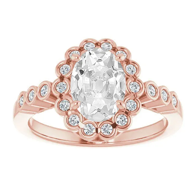 Rings HarryChadEntcom Halo Oval Old European Natural Earth Mined Diamond Ring 7 Carats Bezel Set Jewelry Rings HarryChadEntcom Halo Oval Old European Natural Earth Mined Diamond Ring 7 Carats Bezel Set Jewelry