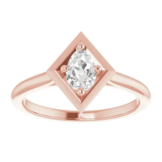 Rings HarryChadEntcom Solitaire Ring Oval Old European Natural Earth Mined Diamond Kite Style 155 Carats Rings HarryChadEntcom Solitaire Ring Oval Old European Natural Earth Mined Diamond Kite Style 155 Carats