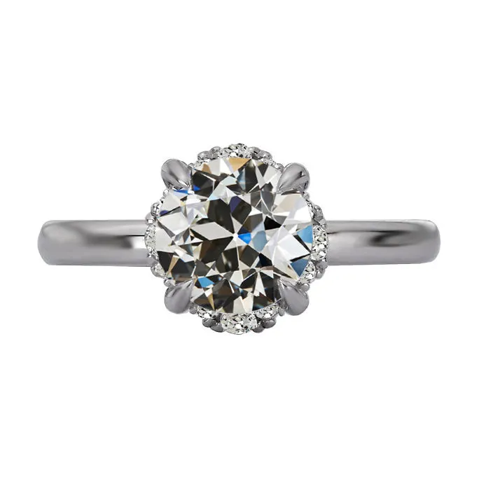 Rings HarryChadEntcom Wedding Ring Round Old Cut Natural Earth Mined Diamond 450 Carats 4 Prong Set Rings HarryChadEntcom Wedding Ring Round Old Cut Natural Earth Mined Diamond 450 Carats 4 Prong Set