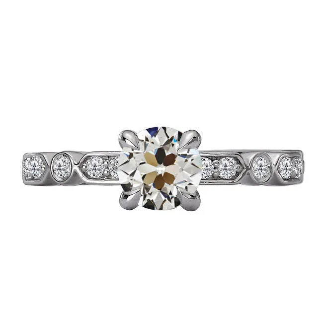 Rings HarryChadEntcom Womens Ring Round Old Mine Cut Genuine Natural Earth Mined Diamond 4 Prong Set 4 Carats Rings HarryChadEntcom Womens Ring Round Old Mine Cut Genuine Natural Earth Mined Diamond 4 Prong Set 4 Carats