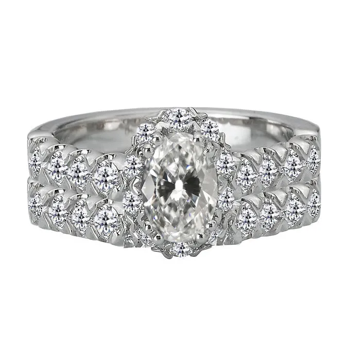 Round Oval Old Mine Cut Natural Earth Mined Diamond Ring Double Row Accents 8 Carats HarryChadEntcom Rings Round Oval Old Mine Cut Natural Earth Mined Diamond Ring Double Row Accents 8 Carats HarryChadEntcom Rings