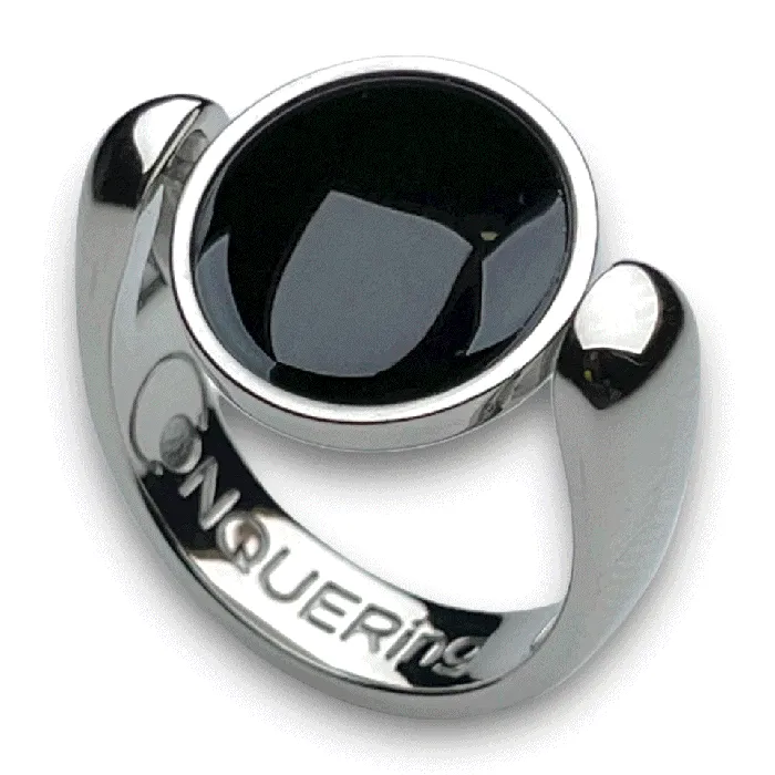Silver AlaDune Crystal Fidget Ring CONQUERing Rings
