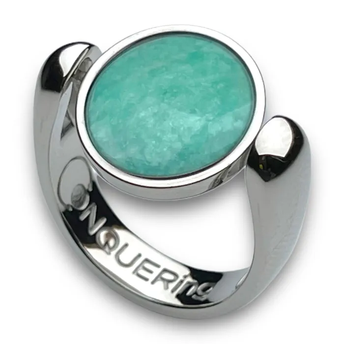 Silver AlaDune Crystal Fidget Ring CONQUERing Rings