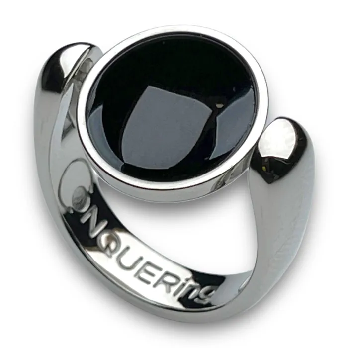 Silver AlaDune Crystal Fidget Ring CONQUERing Rings