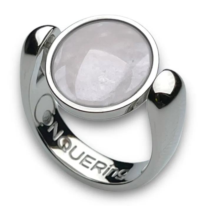 Silver AlaDune Crystal Fidget Ring CONQUERing Rings
