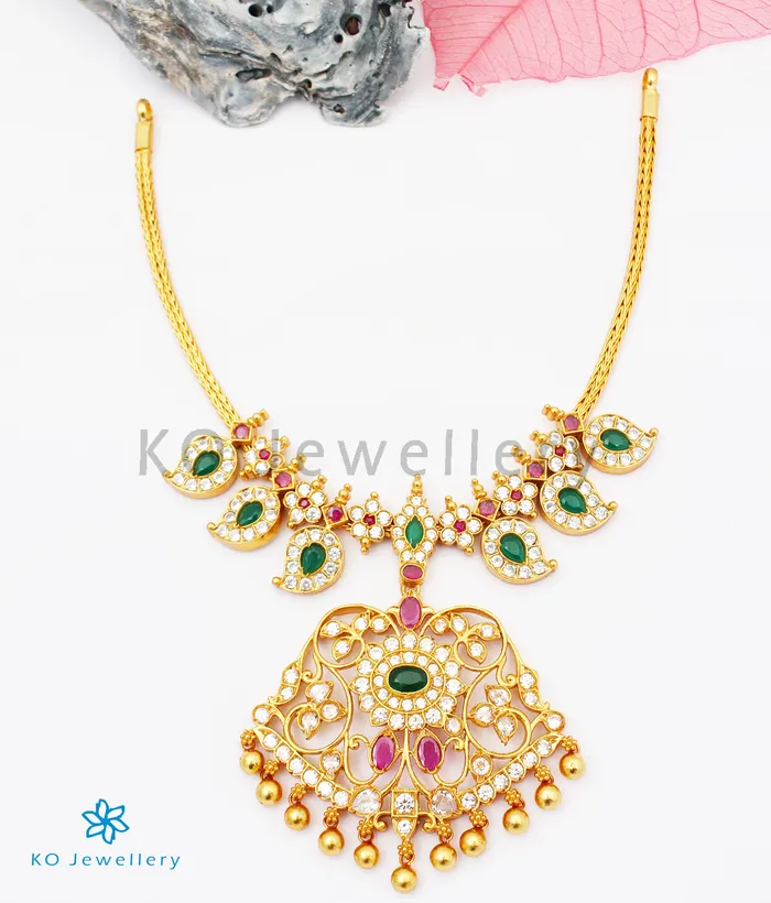 Silversmith The Amra Silver Manga malai Necklace Necklaces