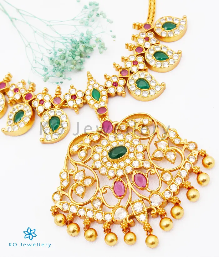 Silversmith The Amra Silver Manga malai Necklace Necklaces