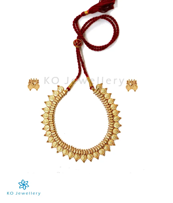 Silversmith The Kamakshi KasinaHara Necklace Earrings Earrings
