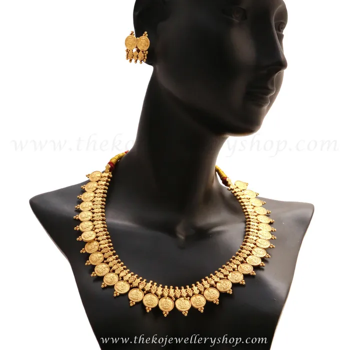 Silversmith The Kamakshi KasinaHara Necklace Earrings Earrings