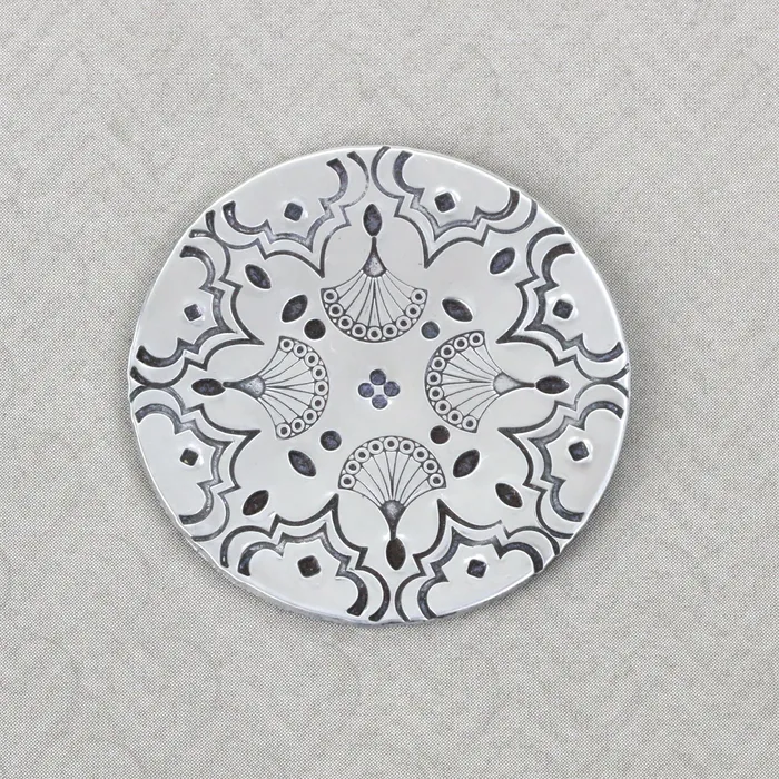 Solid Circle Dot Design Stamp 12mm Beaducation Original DS 14 Necklaces