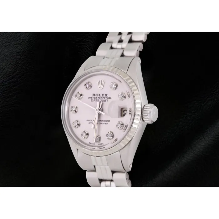 Watches GB Rolex Dj Watch White Diamond Dial Jubilee Stainless Steel Watch