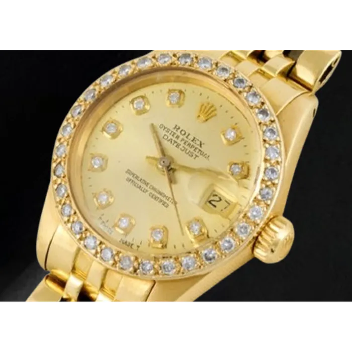 Watches HarryChadEntcom Rolex Datejust 26 mm Champagne Diamond Dial President Watch Yellow Gold Watches HarryChadEntcom Rolex Datejust 26 mm Champagne Diamond Dial President Watch Yellow Gold