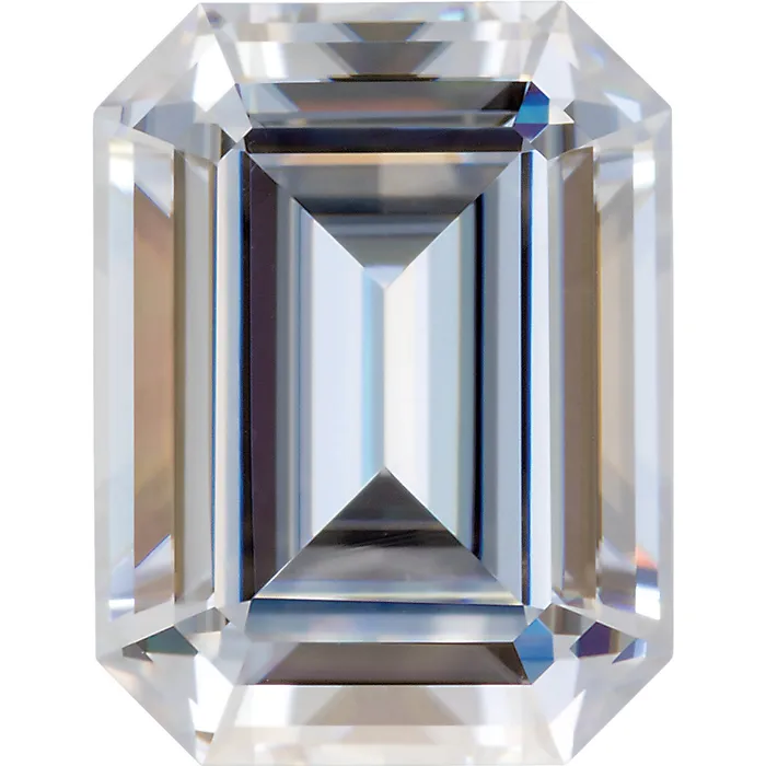 092ct Emerald Cut Moissanite Anueva Jewelry Earrings