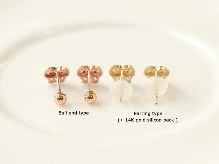 14K gold Circle Long threader drop earring 20g MinimalBijoux Earrings