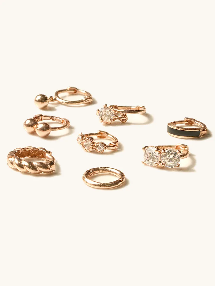 14K Gold Mini Cartilage Hoop Earring MinimalBijoux Earrings