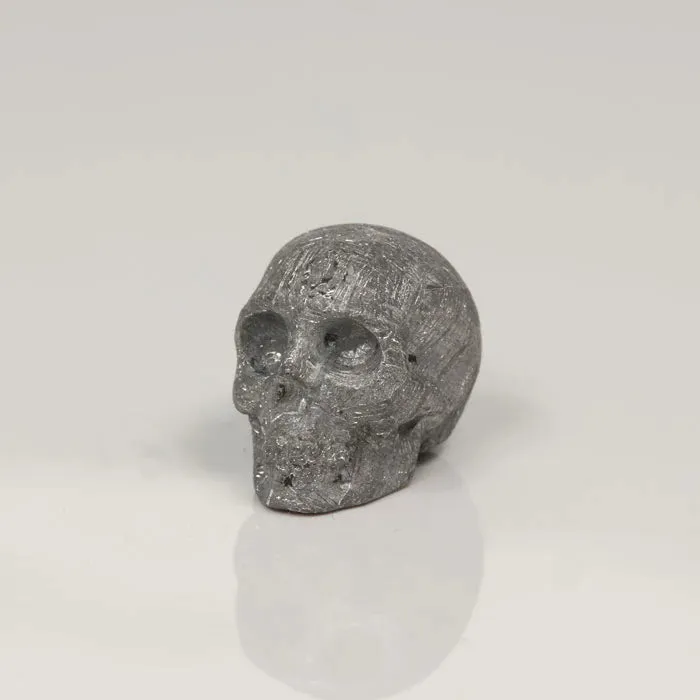 878g Gibion Meteorite Skull Carving Moriartys Gem Art Rings