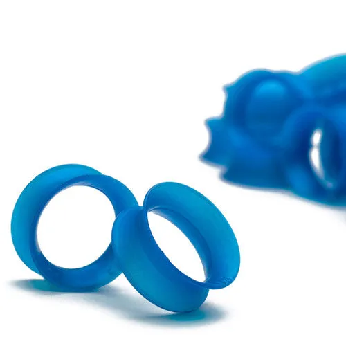 Cobalt Pearl Skin Eyelets by Kaos Softwear Kaos Softwear Earrings