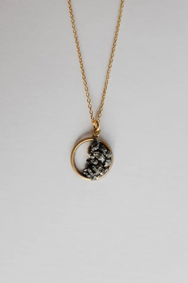 collectionno2 Necklaces 0001YIN YANG PYRITE NECKLACE GOLD PLATED 925 collectionno2 Necklaces 0001YIN YANG PYRITE NECKLACE GOLD PLATED 925