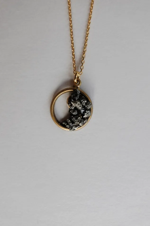 collectionno2 Necklaces 0001YIN YANG PYRITE NECKLACE GOLD PLATED 925 collectionno2 Necklaces 0001YIN YANG PYRITE NECKLACE GOLD PLATED 925