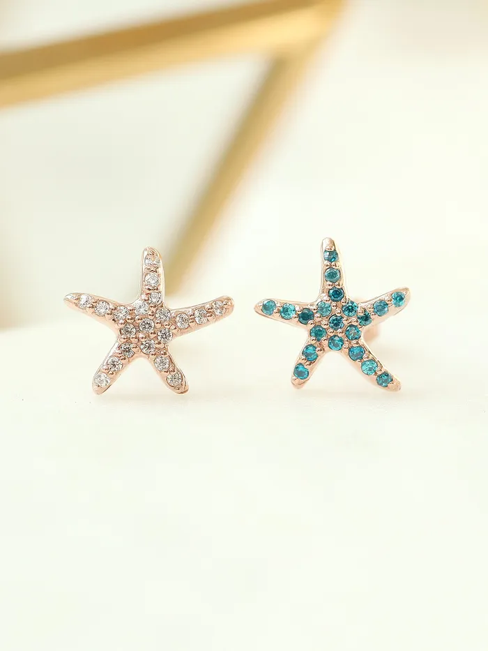Earrings 14K Gold Starfish Cartilage Earring 18g16g MinimalBijoux