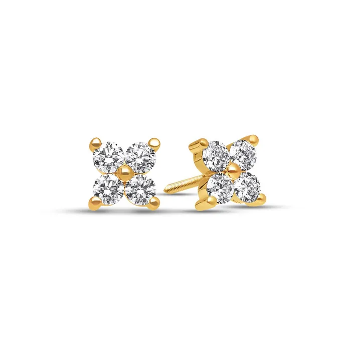 Earrings IF Co Baby Fortuna Diamond Cluster Earrings