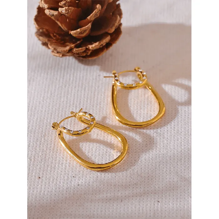 Earrings Mabel Love Co Glitz Hoop Earrings