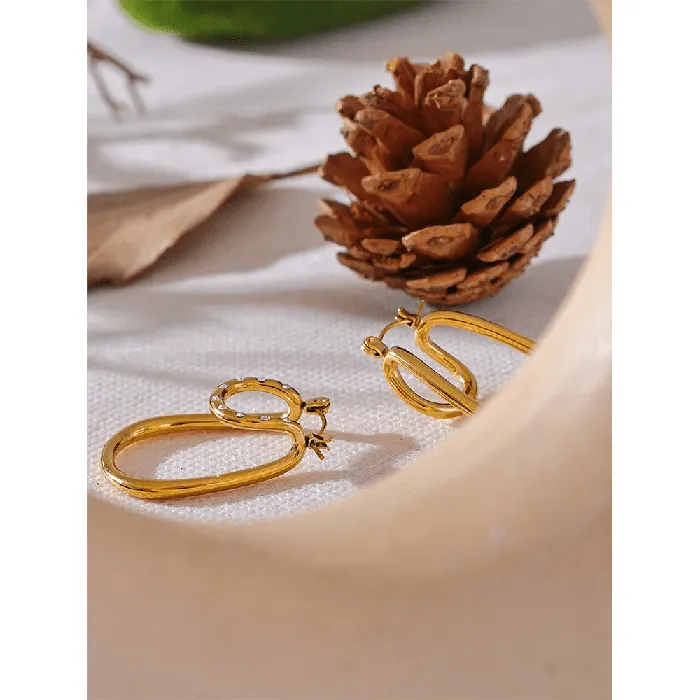 Earrings Mabel Love Co Glitz Hoop Earrings