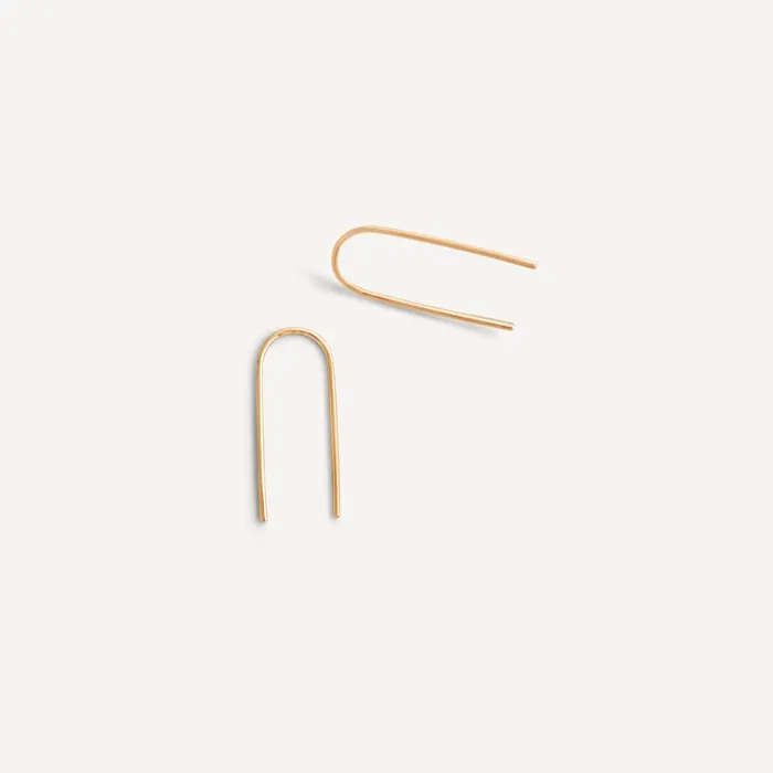Earrings Sheena Marshall Jewelry SAMPLE SALE June Arch Earrings Gold Fill